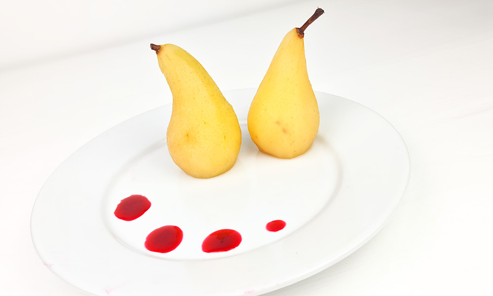 Lemon Poached Pears