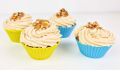 Coffee Cream and Walnut Cupcakes